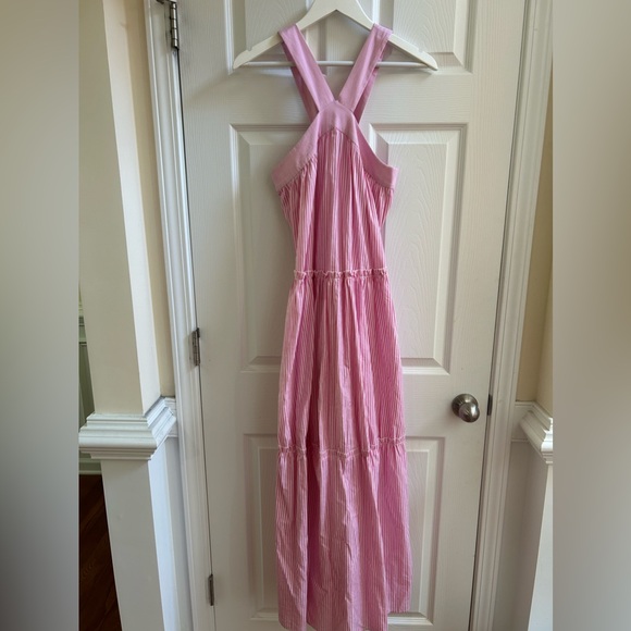 NOTES DU NORD Kyle Stripe Maxi Dress Size L (40) - Picture 5 of 9